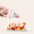 Mini alimentador de frutas portátil de silicone líquido